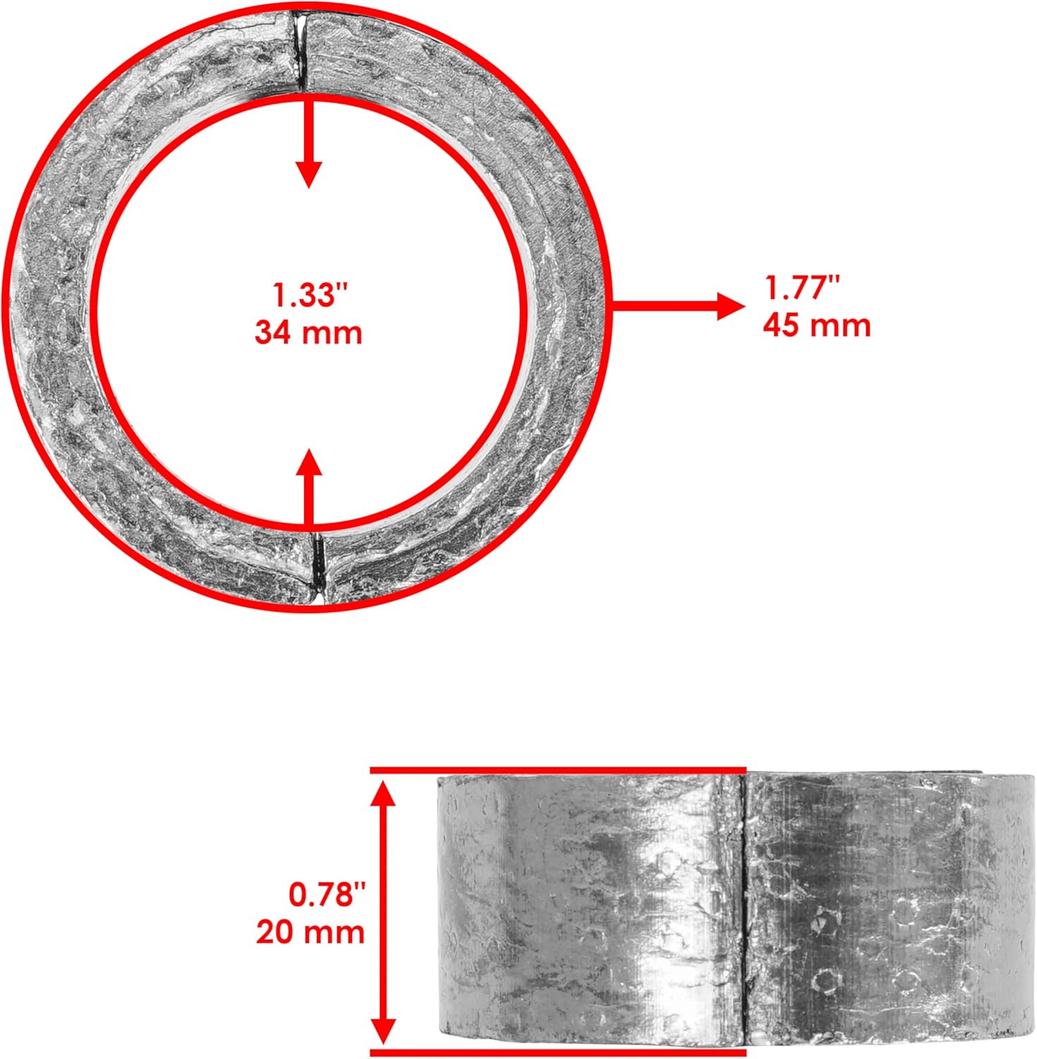 Caltric Muffler Silencer Pipe Gasket Kit Compatible with Yamaha Royal Star 1300 XVZ1300 1996-2013