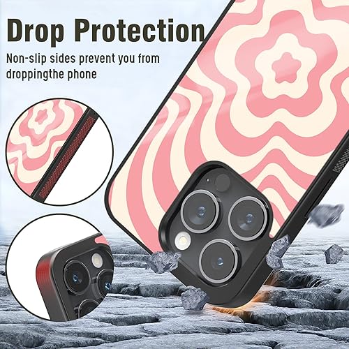 Miniatura 10 de Fundas para teléfono con estampado de flores, dulces coloridos para niñas, diseño estético kawaii, protección antideslizante para iPhone 11, 12, 13,