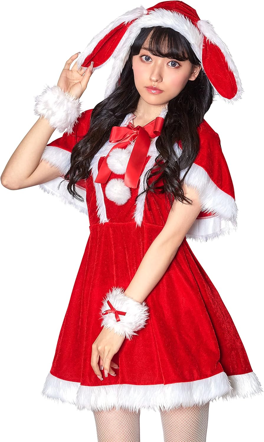 クリアストーン(Clearstone) 【Amazon.co.jp限定】 ミミノエル コスプレ クリスマス うさぎケープサンタ レディース 2L レッド クリアストーン(Clearstone) 【Amazon.co.jp限定】 ミミノエル コスプレ クリスマス うさぎ...