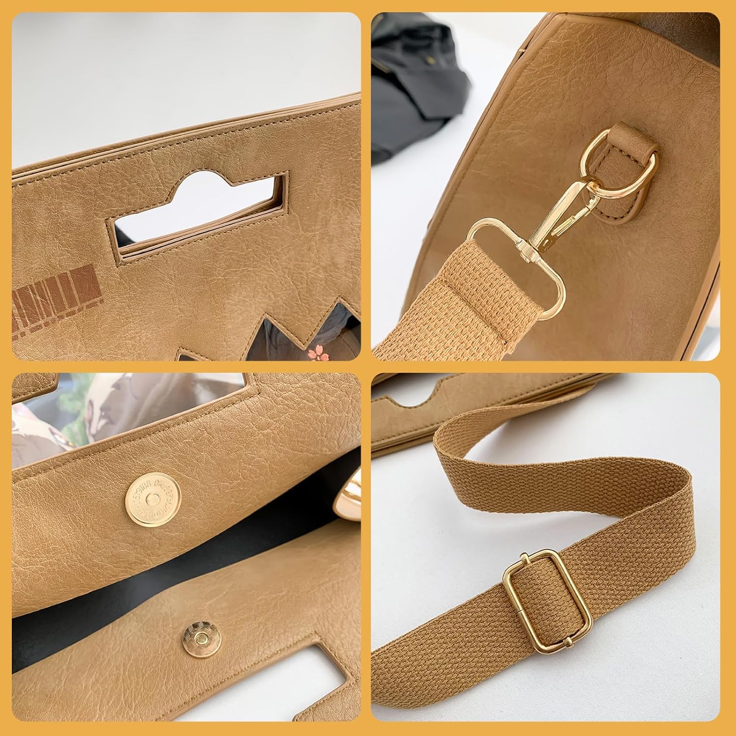 Ita Bag クロスボディ ショルダーバッグ バックパック サッチェル かわいい財布 ピンディスプレイ付き アニメ キャラクター