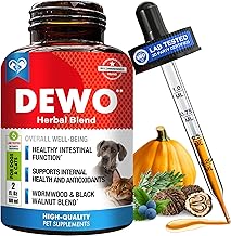 Natural Intestinal Defense for Dogs, Puppies & Cats, Kitten – Herbal Cleanse with Wormwood, Black Walnut – Promotes Healthy Gut – Advanced Broad Spectrum Formula for Large, Medium Small para Perros