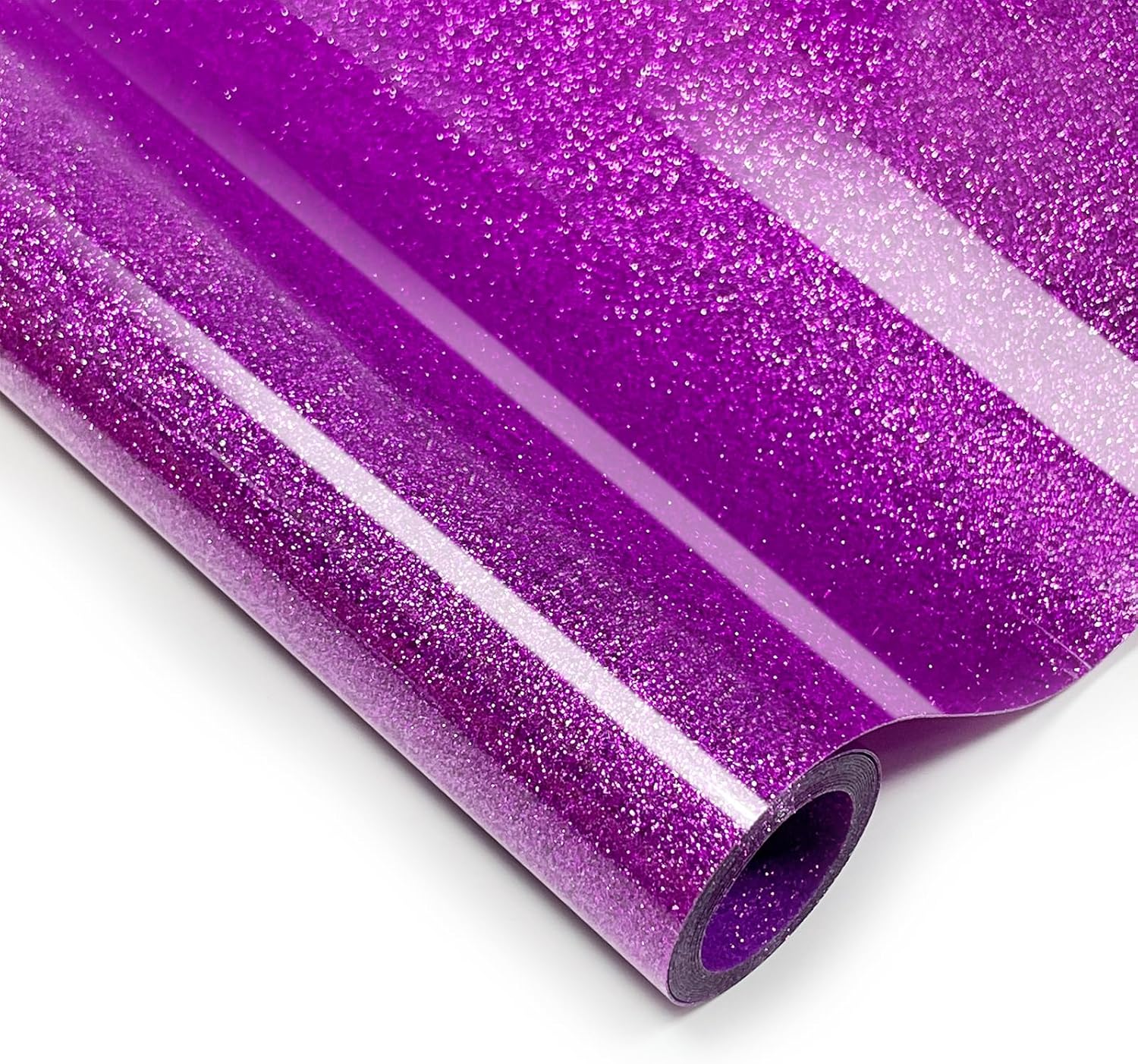 Dark Purple Glitter HTV Heat Transfer Vinyl, 12inx 5ft lron
