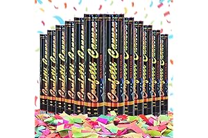 12 Pack Confetti Cannons for an Eye-Catching New Year's Eve Soiree