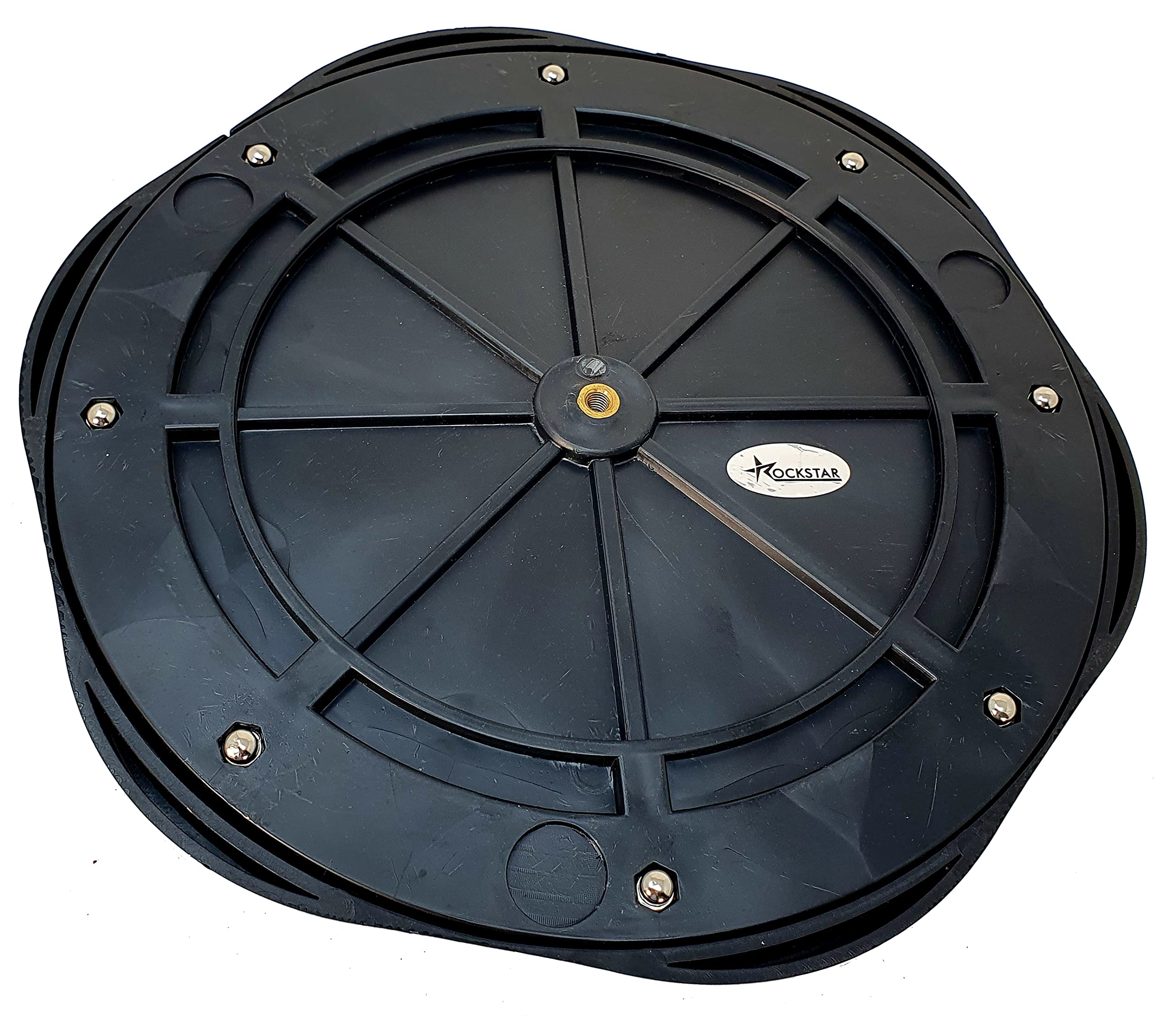 Almohadilla de Practica Caja Parche Sordo 10518H ROCKSTAR DE 8" con Parche Rebound Afinable, Funda y Baquetas. - Rockmusic