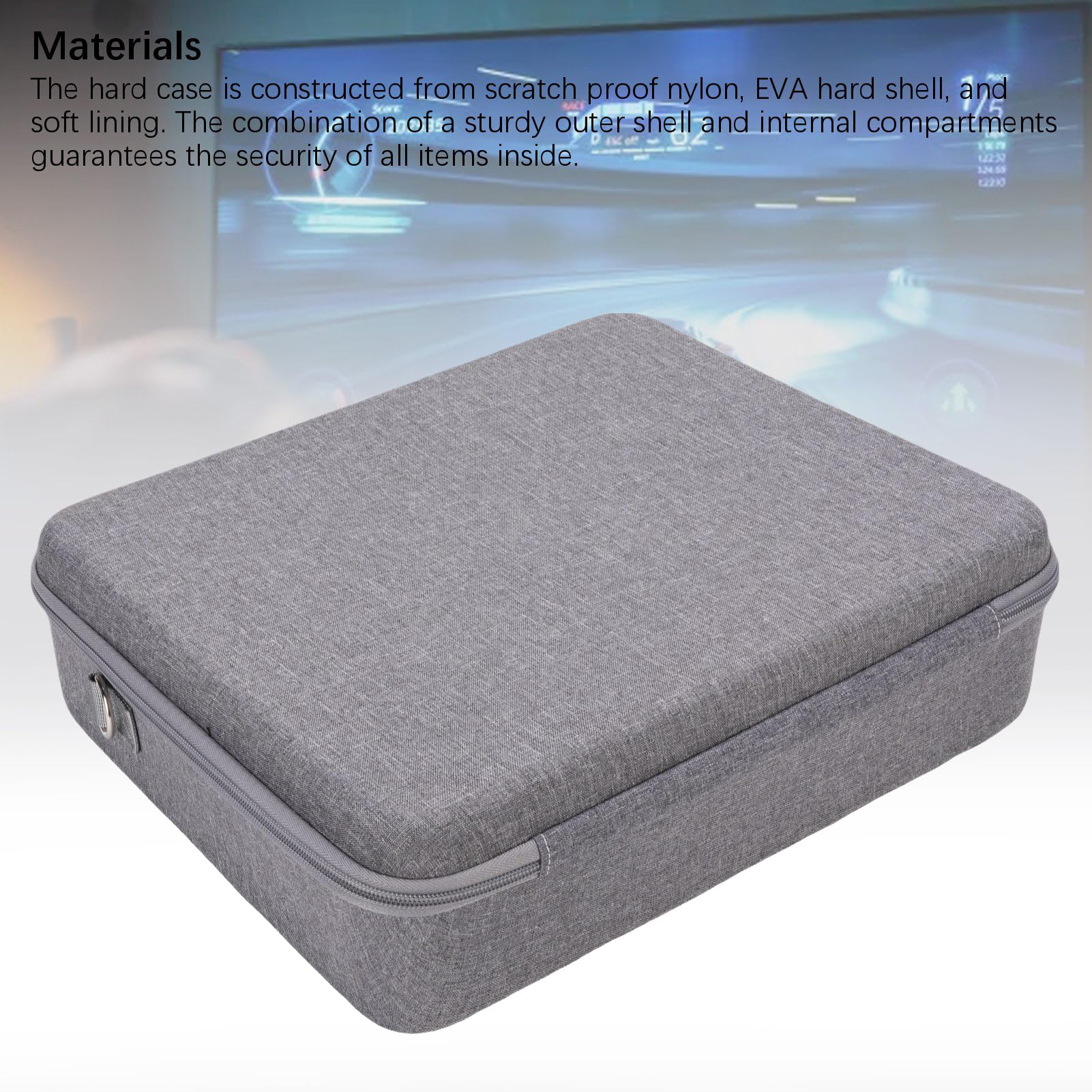 Borsa di Protezione della Console di Gioco, Custodia della Console di Gioco Portatile per Accessori (GREY)