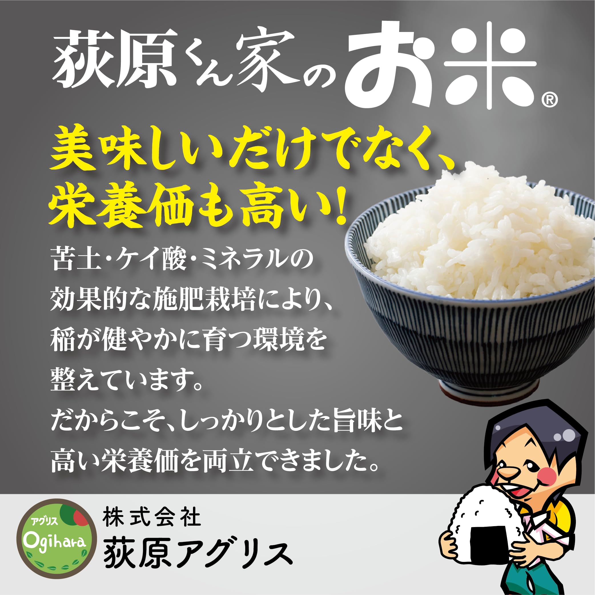 Amazon.co.jp: 荻原くん家のお米 (玄米) 30㎏ 令和7年産 長野県産