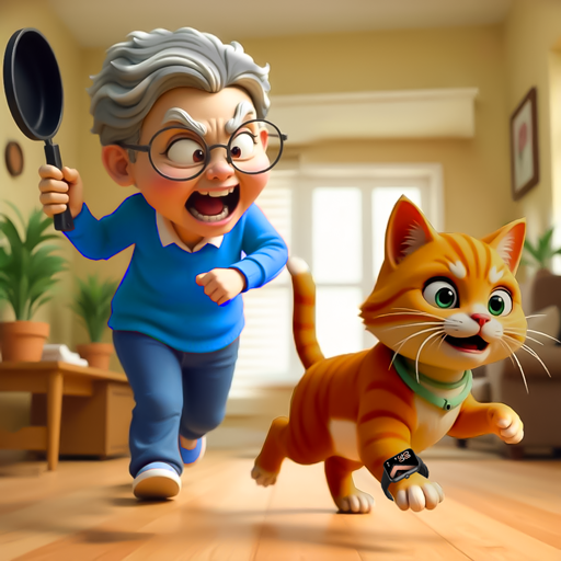 Virtuelles Katzenchaos vs. Oma-Simulator: Freche Katze aus der Hölle