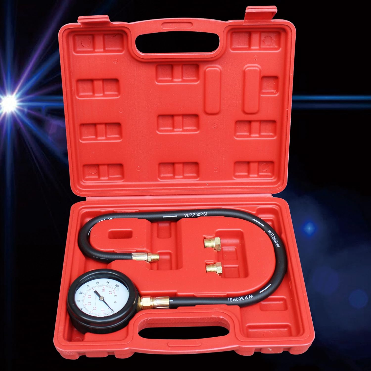 Oil Pressure Tester Gauge Engine Diagnostic Test Kit