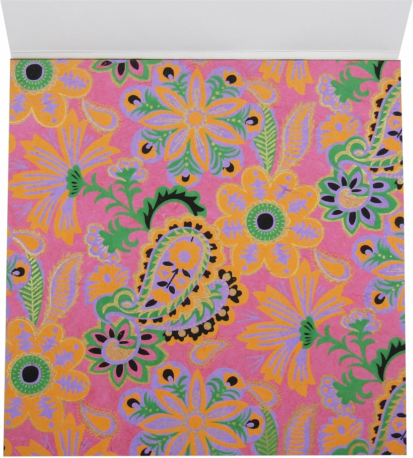 Paperhues Namaste India Collection Handmade Scrapbook Papers 12x12 Pad, 24 Sheets.