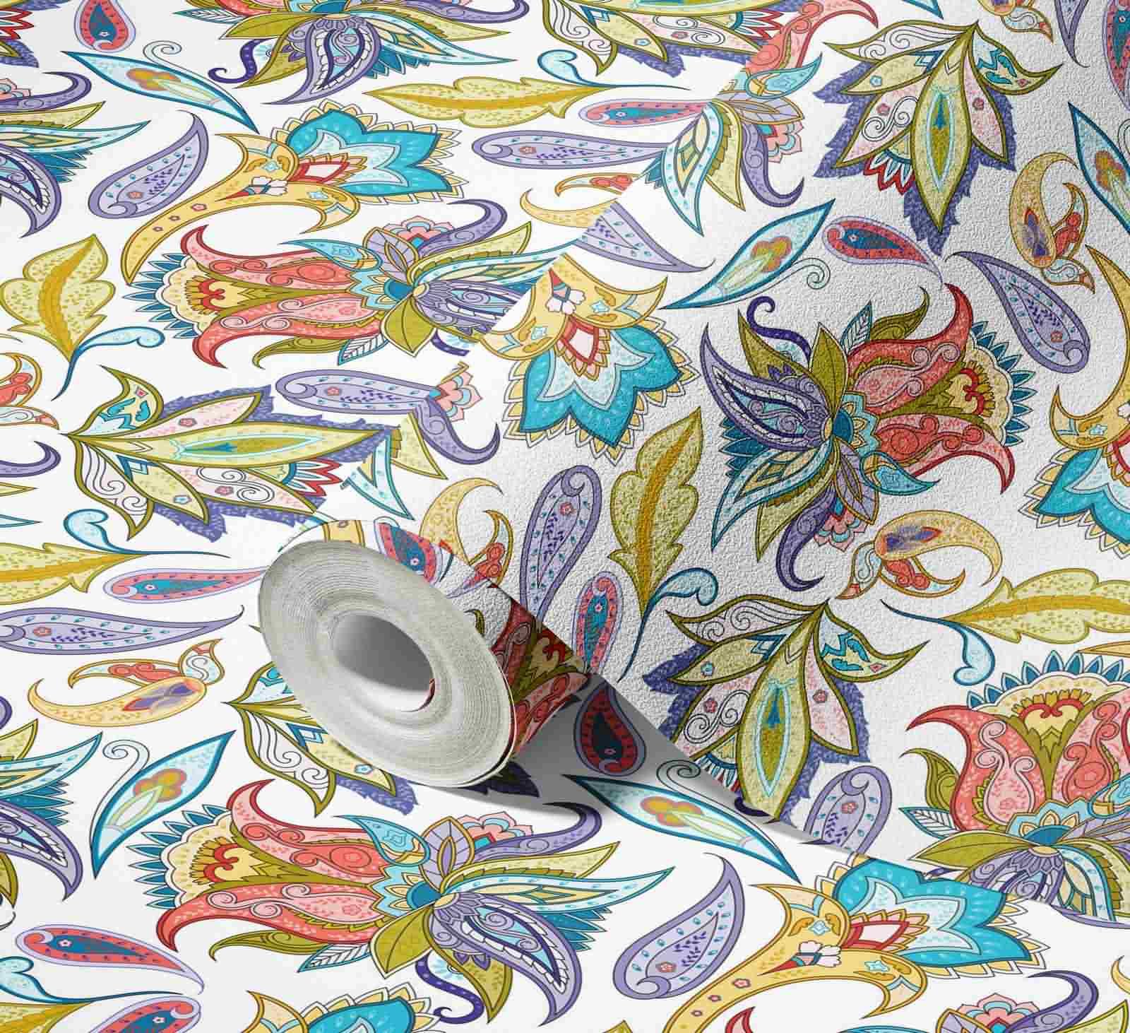 Película decorativa floral antideslizante para cocina, dormitorio