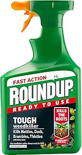 Roundup Tough Weedkiller, Ready to Use, Spray, 1 Litre