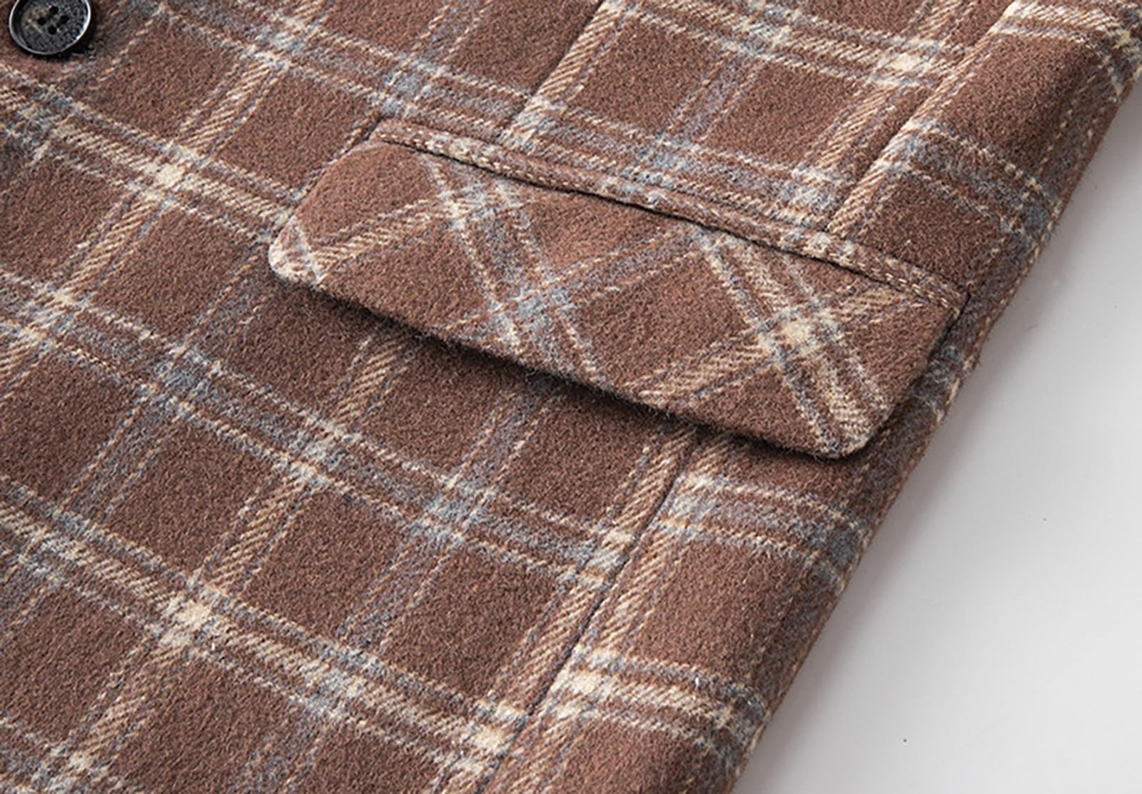 Generisch Męska marynarka w kratkę, slim fit, elegancka marynarka na lato, lekka marynarka, męska regularny krój, na wiosnę, stylowa kurtka, garniturowa, biznesowa, na wesele, imprezę