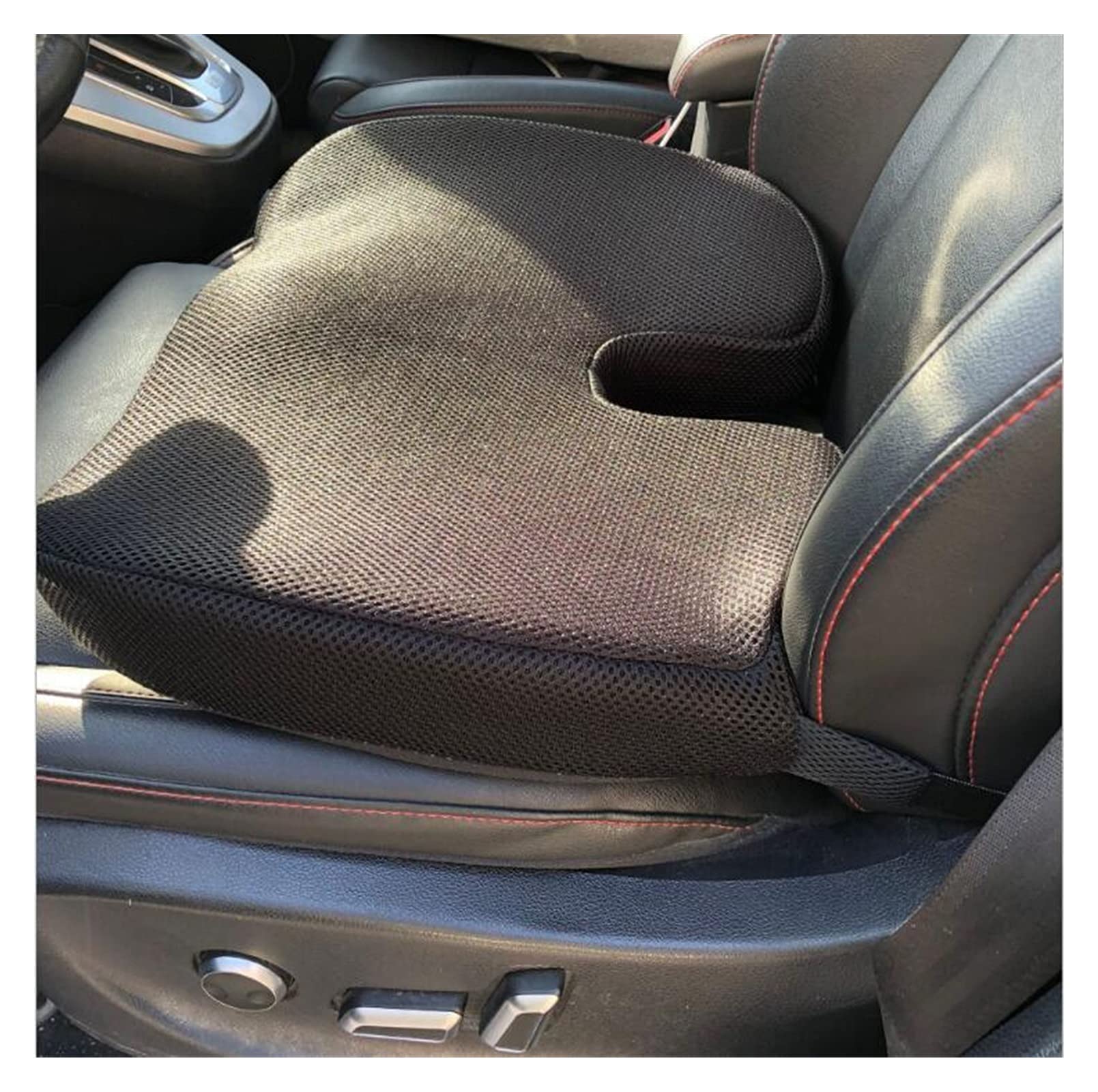 Coussin de siege voiture en mousse memoire de forme pour longs trajets