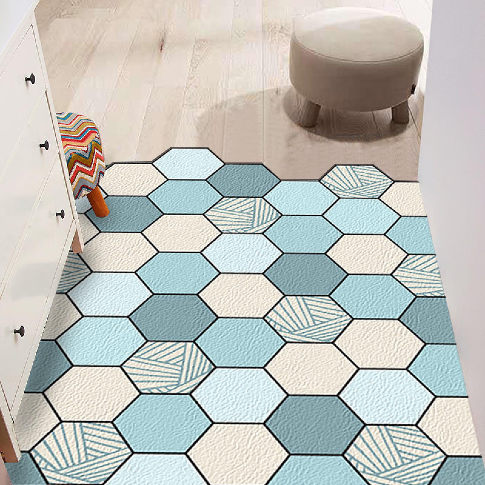 Alfombra de baño de tierra de diatomeas súper absorbente de secado rápido antideslizante de diatomita barro alfombra de baño, felpudo de oficina, cocina, comedor, sala de estar, pasillo, 100 x
