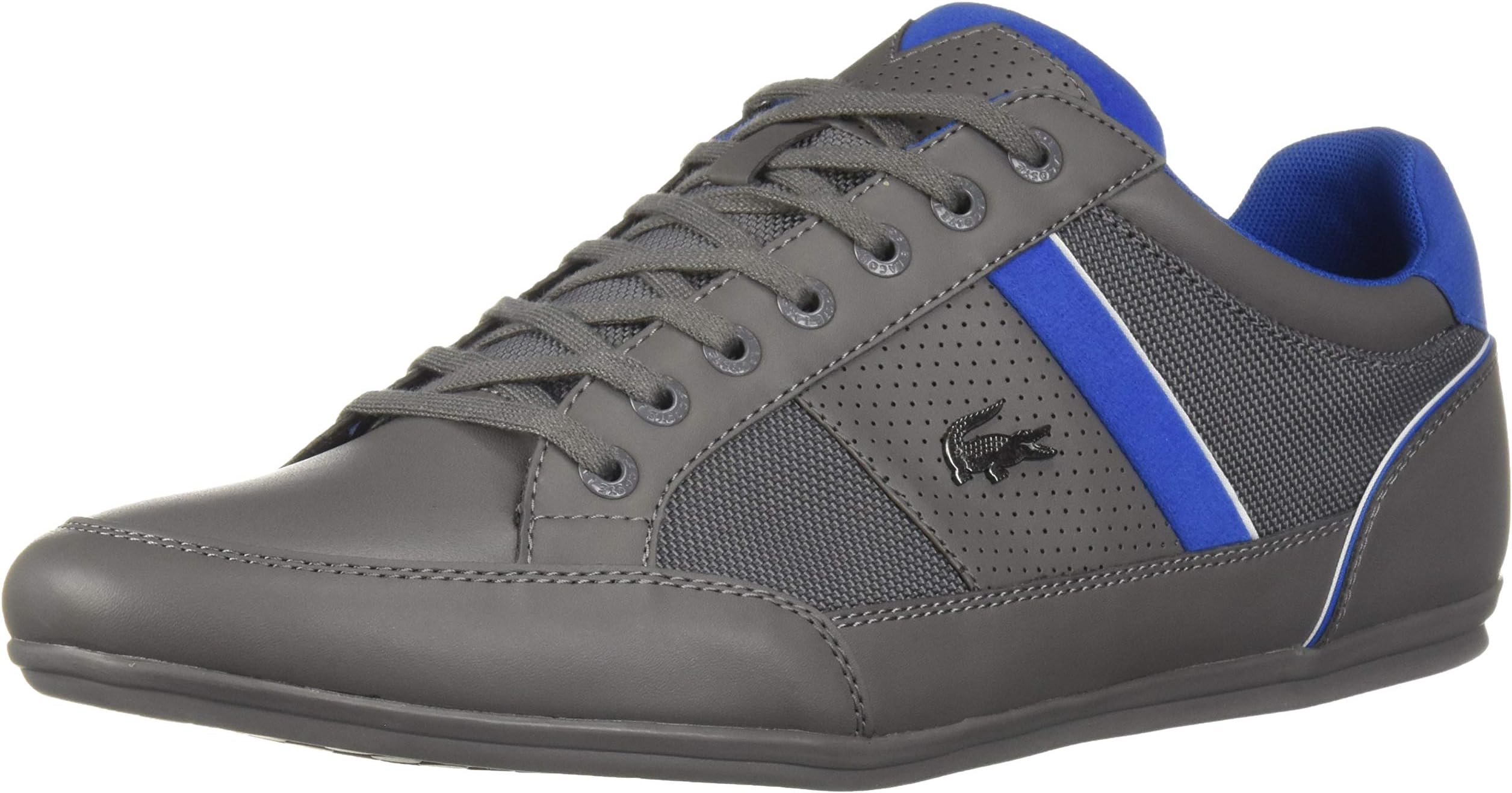 Lacoste Mens Chaymon 218 1 Dark Grey/Blue 12 M