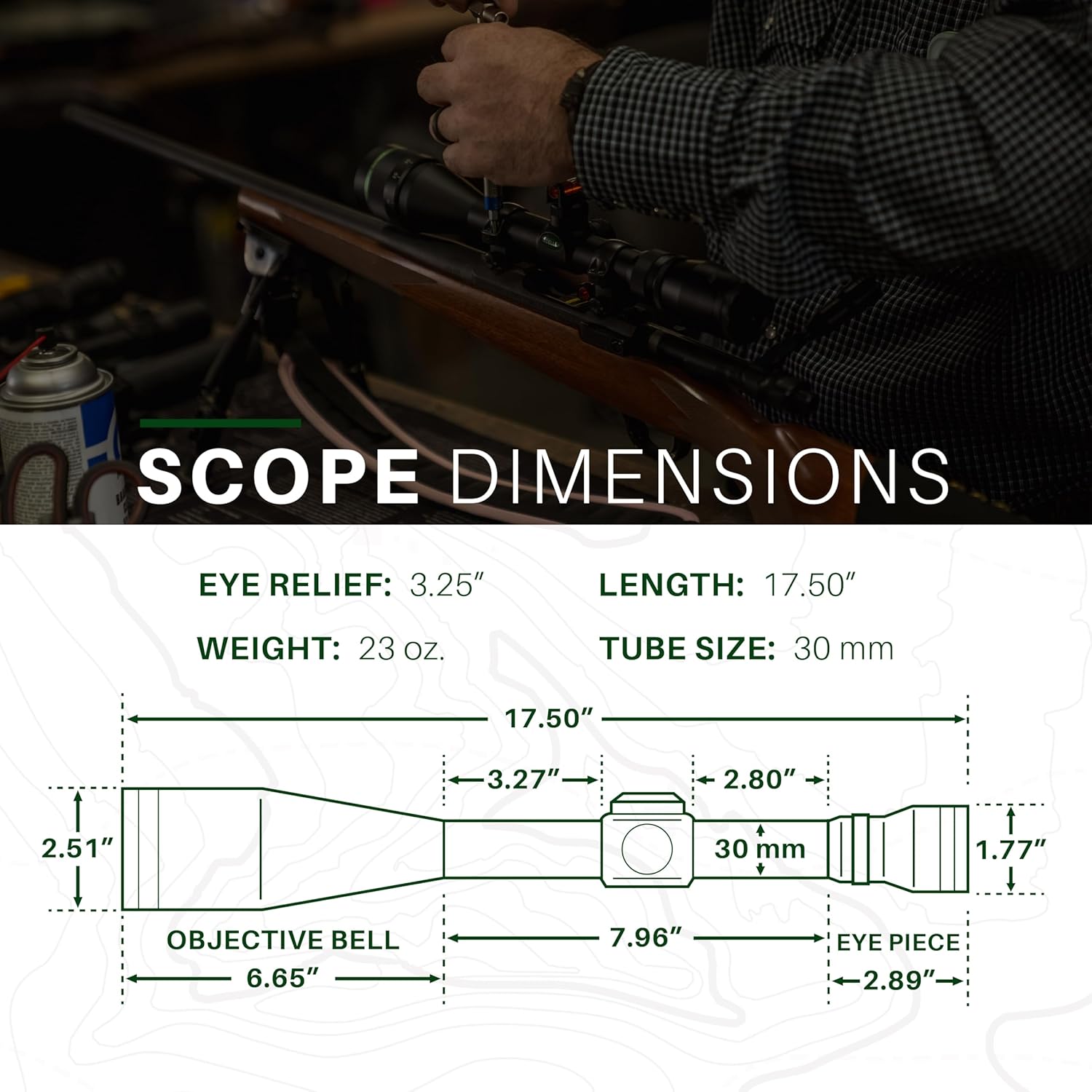 Mueller Optics 40×56 Side Focus Target Dot Rifle Scope