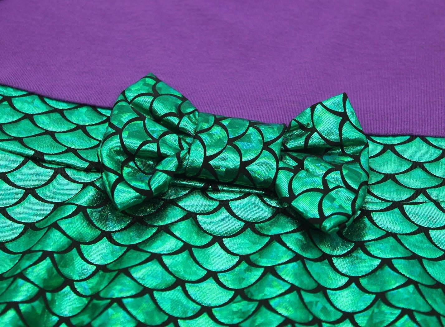 Miniatura 6 de HenzWorld Vestido de princesa de sirena para niñas pequeñas, disfraz de juego de simulación, Navidad, cumpleaños, regalo de sirena