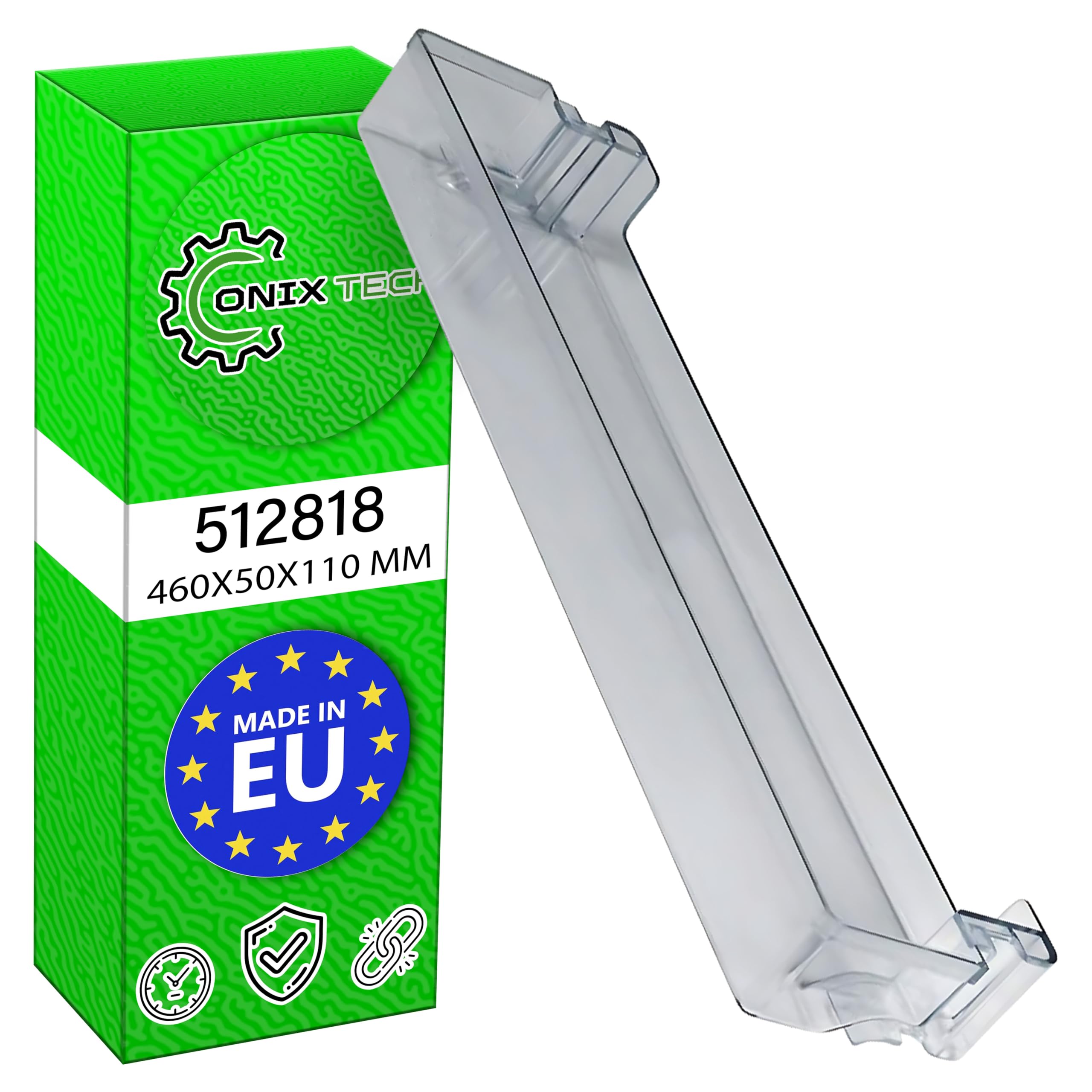 Balconnet Refrigerateur 460x50x110 mm avec le Code Original 512818 pour Gorenje - MADE IN EU - Garantie de 5 Ans - ONIX TECH
