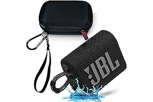 JBL GO 3 with Megen Hardshell Case: Ultimate Bluetooth Companion for Adventure