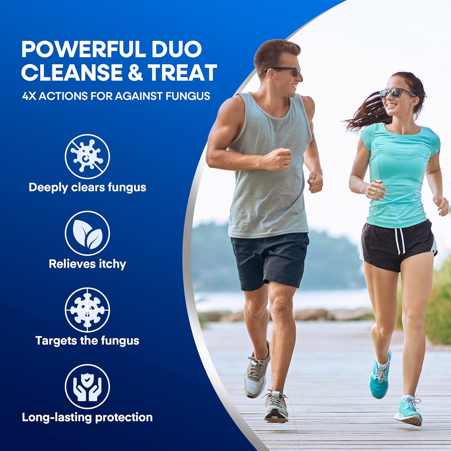 Hermon Antifungal Jock Itch Cream & Soap Kit: Anti Fungal Treatment for Ringworm, Psoriasis, & Athlete's Foot with Tea Tree Soap - Provides Soothing Relief for Body & Foot- 100g Bottle / 2 Bars - Image 4