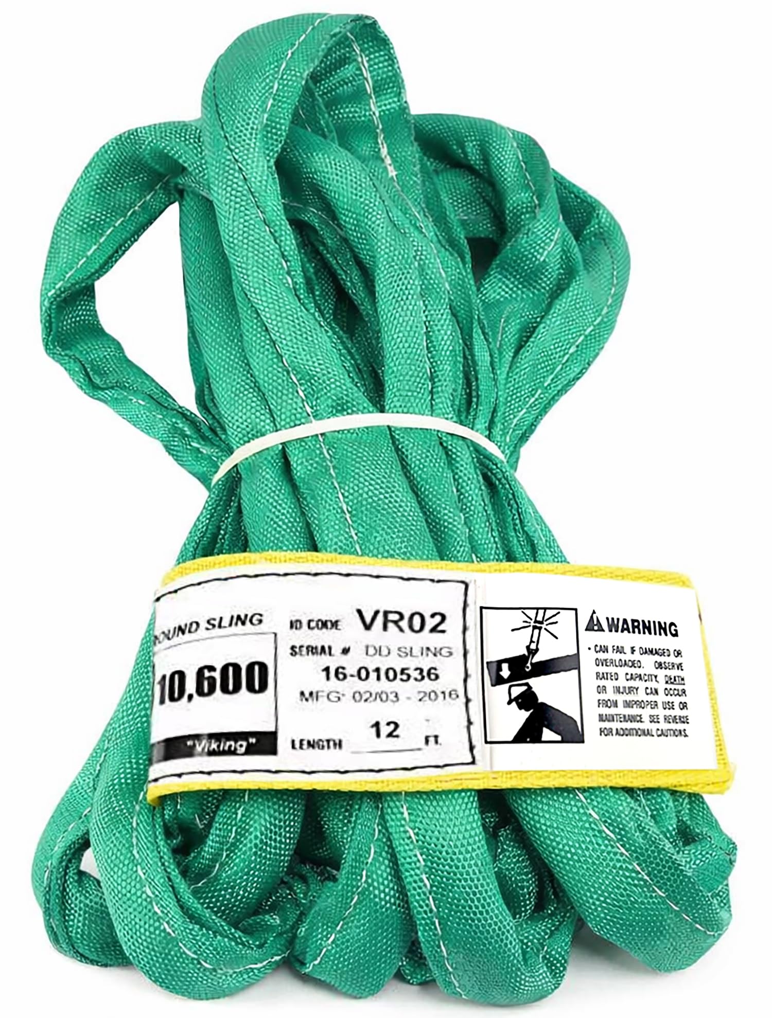 Chenango Supply VR2 Sling - 20ft Green Round -13 Chenango Supply VR2 Sling - 20ft Green Round -13