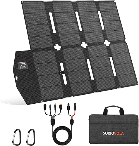 Kit de cargador de panel solar portátil MC-4 de 100 W, 18 V, IP68, impermeable, ligero y compacto para pequeñas centrales eléctricas, RV, viajes,