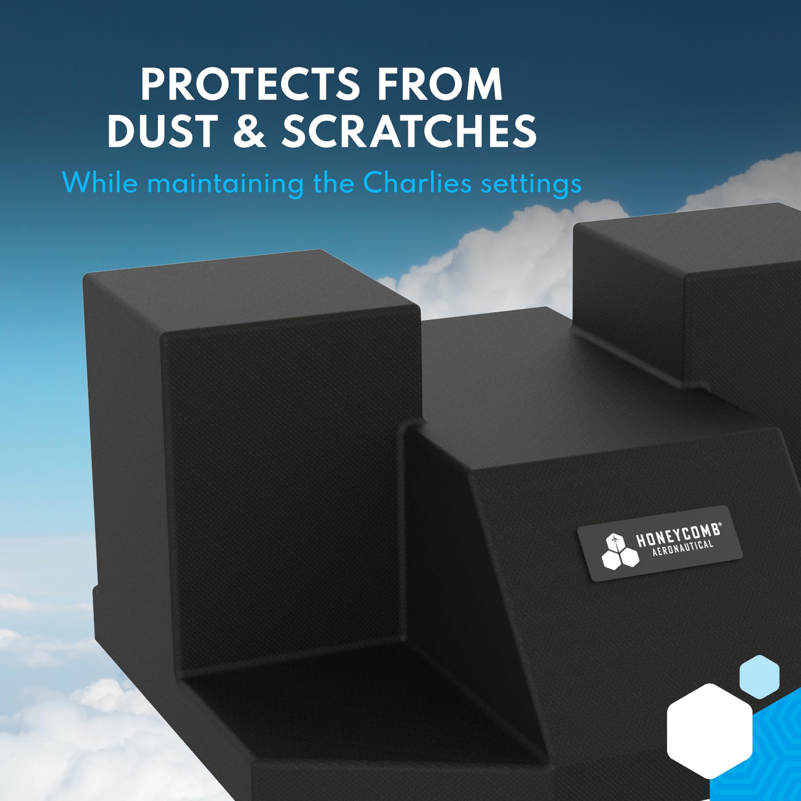 Honeycomb Dust Cover Staubschutzhülle für Charlie Rudder Pedals Flugsimulations-Zubehör