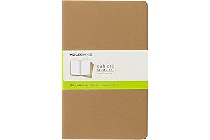 Scribble Down Your Ideas with Style: Moleskin Cahier Journal Notebook in Kraft Brown