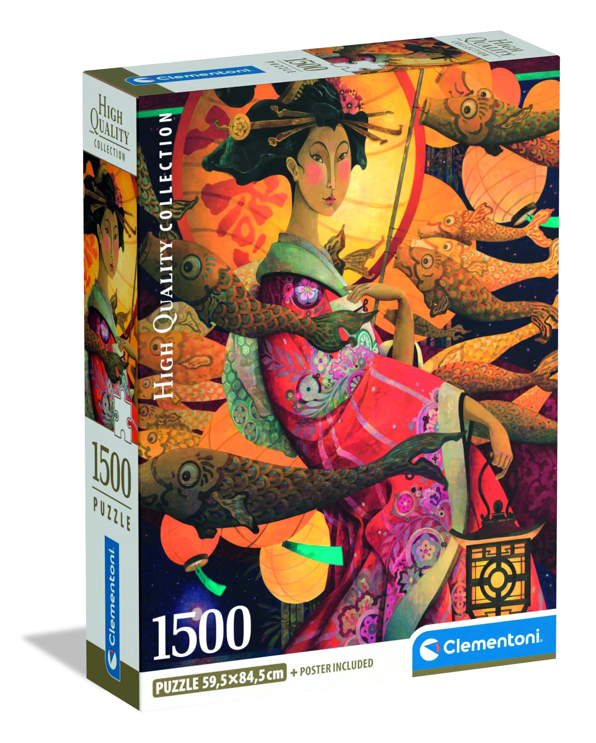Clementoni Koinobori Dance Puzzle 1500 Teile Erwachsene - Puzzle Erwachsene in 59,2 x 84,3 cm - Puzzle Erwachsene anspruchsvoll von Clementoni 31756