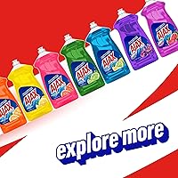 Vista 9 de Ajax Ultra Jabón Líquido para Platos con Fabuloso, Aroma a Lavanda, 52 Oz