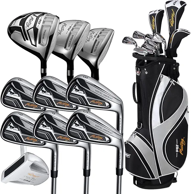PGF Men&#x27;s Mustang MK7 Complete Golf Club Package Set [Flex:Regular][14-Pieces] product image