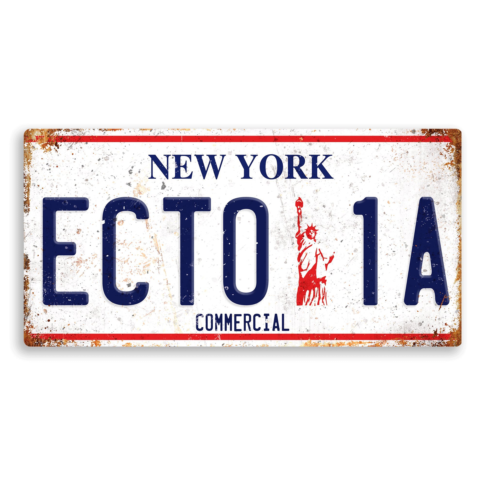 | Wtf | Ghostbusters #2 Wtf | Famous Movie Number Plates – Ghostbusters “Ecto 1A” | Sticky-Pads - Metal Wall Sign Plaque Custom Name