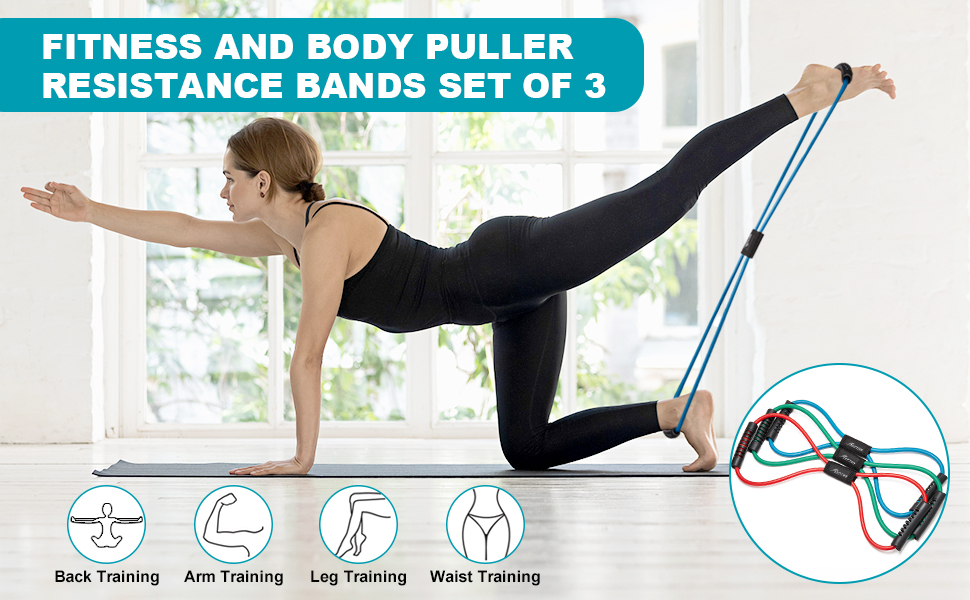 La LEFN Bandes De Résistance Pour Jambes Et Fesses, Bandes D