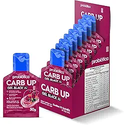 Probiótica Carb Up Gel Black Guaraná Com Açaí 10 Sachês 30G