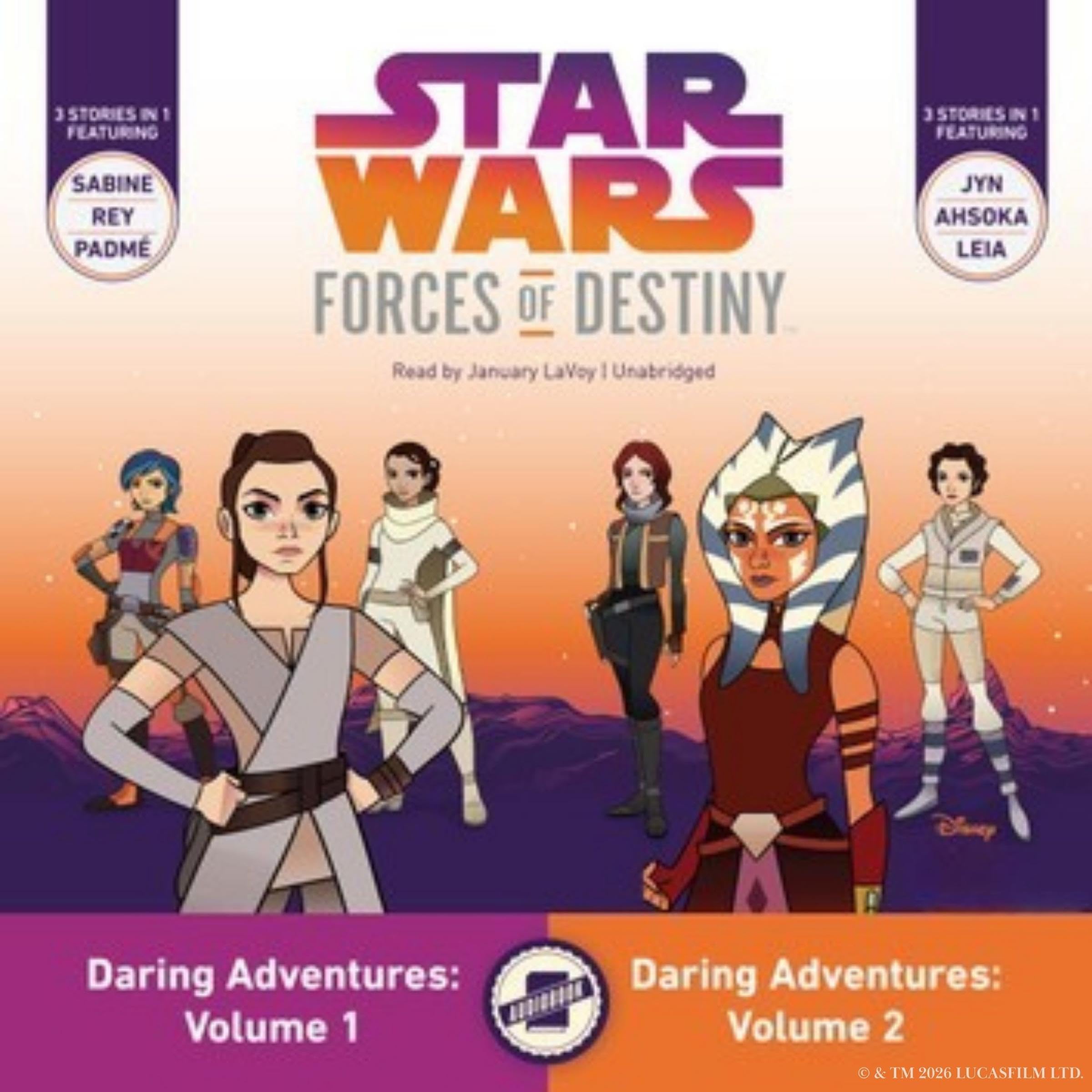 Cover art for Forces of Destiny: Daring Adventures, Volumes 1 & 2