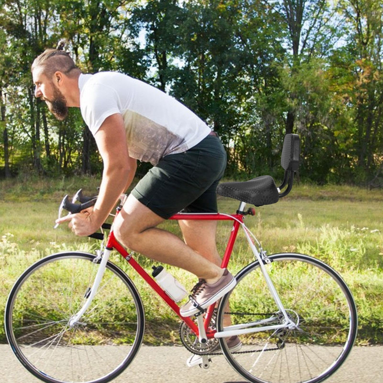 Seggiolino per bicicletta,Sedile per bicicletta Ergonomico con supporto | dorsal, selle antiscivolo | Biciclette da trekking selle spesse per viaggi, esplorazione all'aperto, viaggi oxeupon