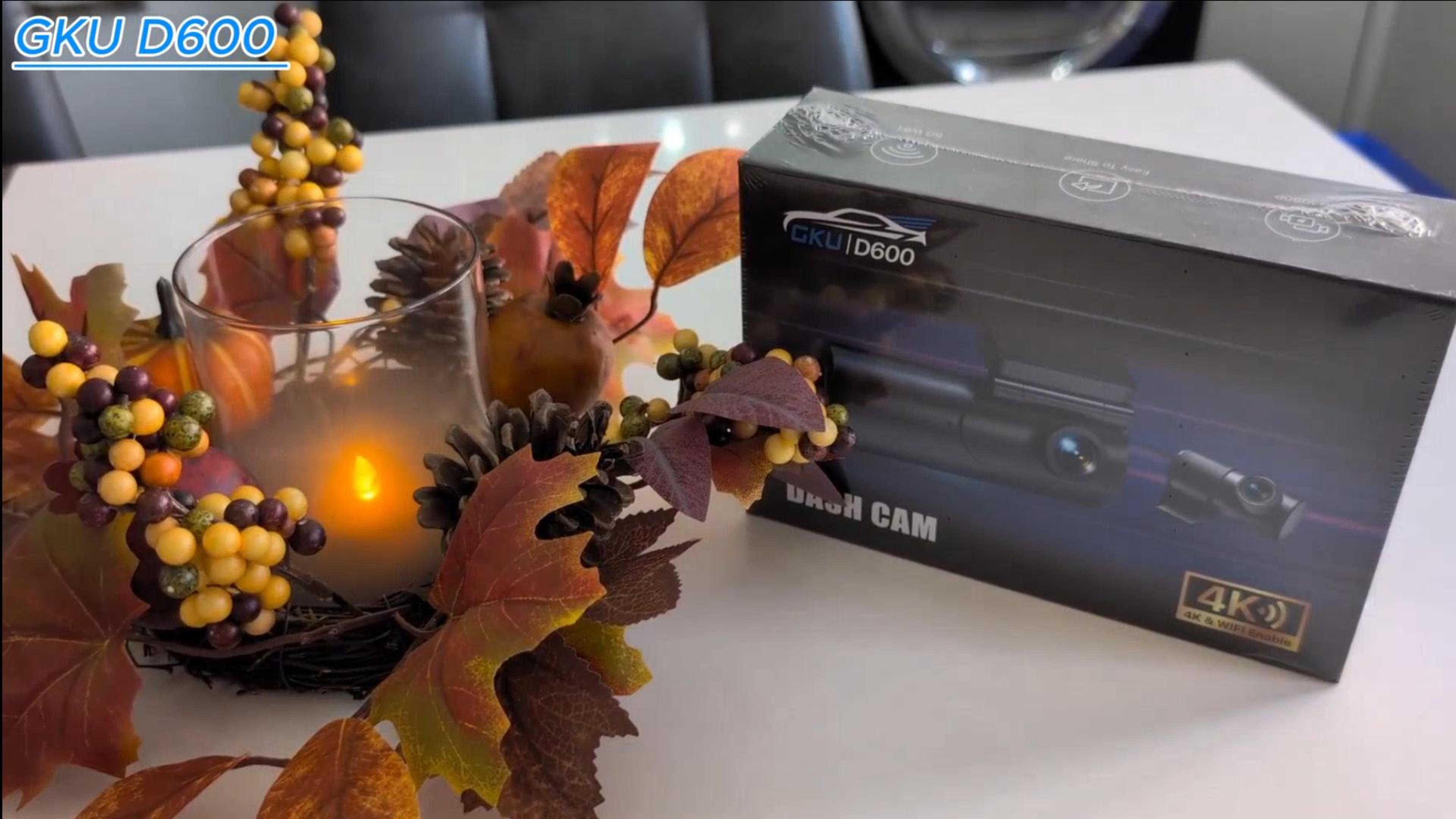 Amazon.com: GKU Dash Cam Front and Rear Camera – 4K+1080P Dual