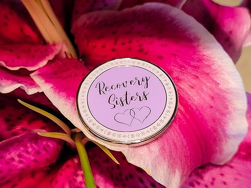 Miniatura 8 de Recovery Sisters Sobriety Chip  Moneda Triplate AA  Ficha de afirmación de mujeres en recuperación (aqua)