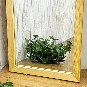 立て掛け鏡 Amazon.co.jp: 全身鏡 姿見鏡 スタンドミラー アルミ 直角 壁掛け