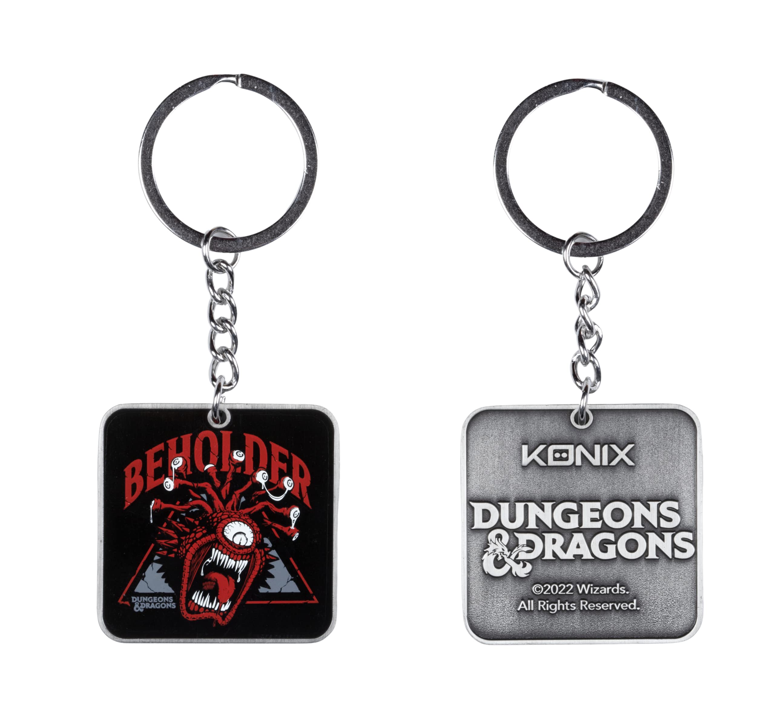 Konix Dungeons & Dragons Black and Red Beholder Keyring