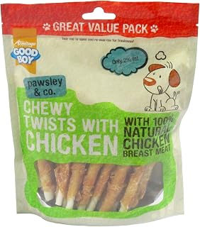 Good Boy Pawsley and Co Chewy Twists with Chicken 320g VALUE PACK Pack of 3