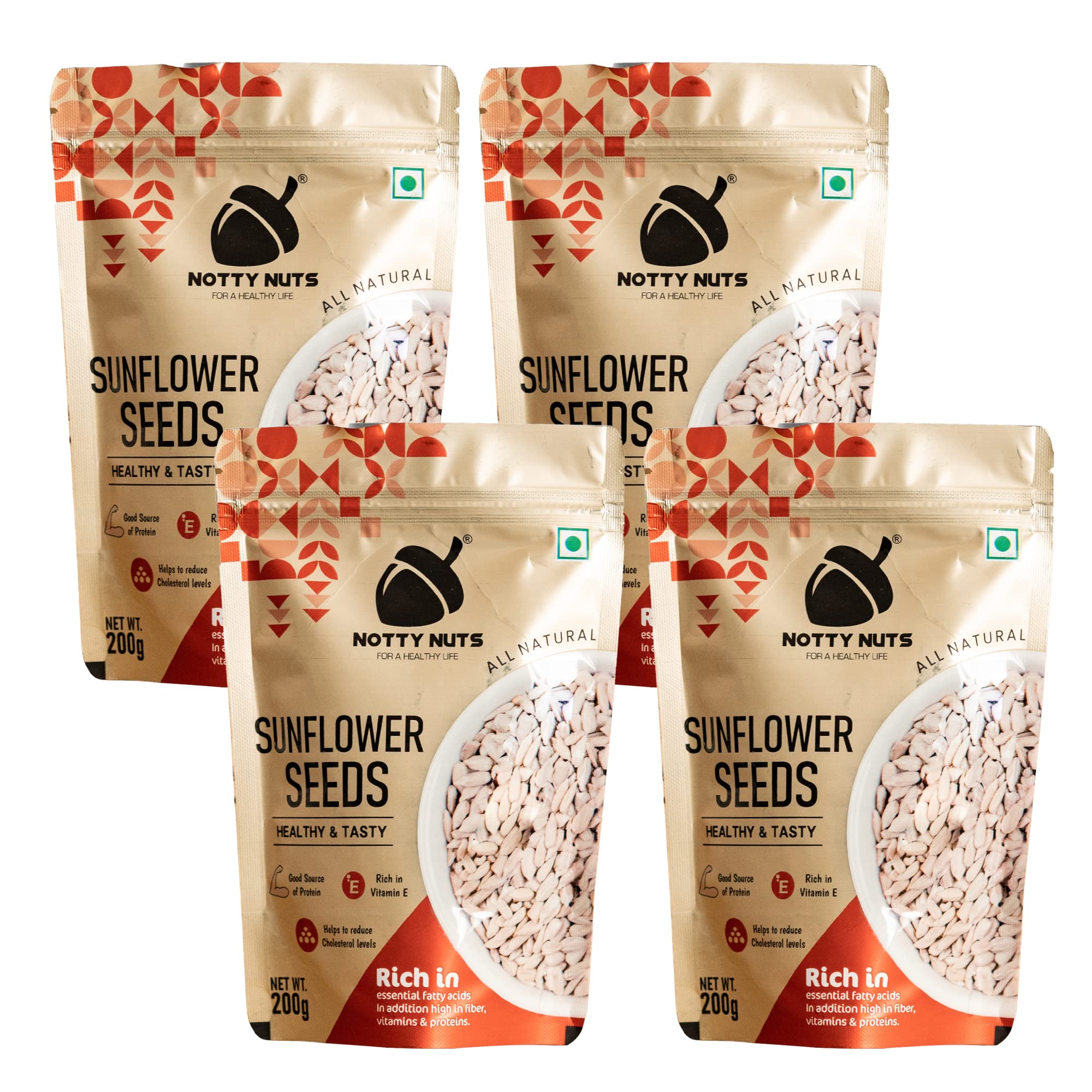 Notty Nuts Sunflower Seeds 800g | Natural, Raw Sunflower Seeds for Eating | Jumbo Sized Sunflower Seeds | Healthy Seeds (B0BXJJB5RW) Amazon Price History, Amazon Price Tracker