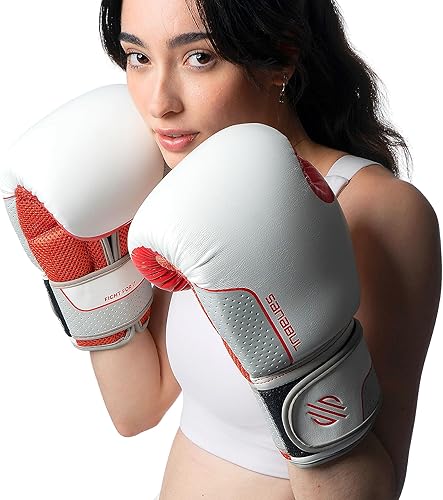 Miniatura 7 de Sanabul Hyperstrike - Guantes de boxeo para mujer, guantes de kickboxing MMA Muay Thai, entrenamiento Sparring Punching Heavy Bag.
