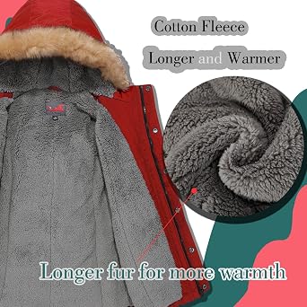 MGWDT Boy's Winter Coats Kids Puffer Jackets Thicken Warm Parka for Cold Weather | Sizes 5-14Y |