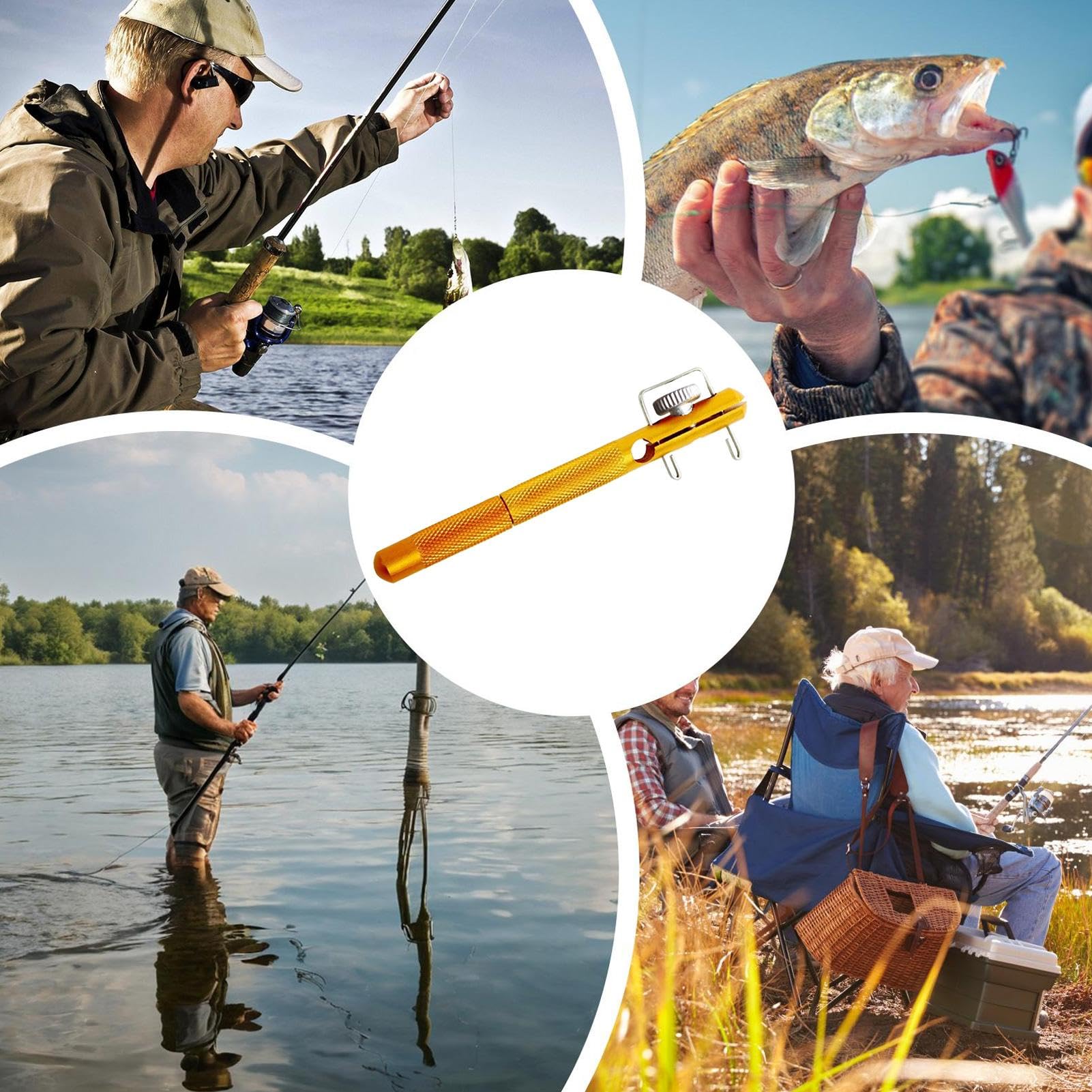 Fishing Knot Tying Tool, Fishing Tools Knotting Tool, Knot Quick Tying Tool, Cool Gadgets For Fishing, Hook Nippers For Fishermen, Fishing Accessories, Fishing Knot Tool For Beginners
