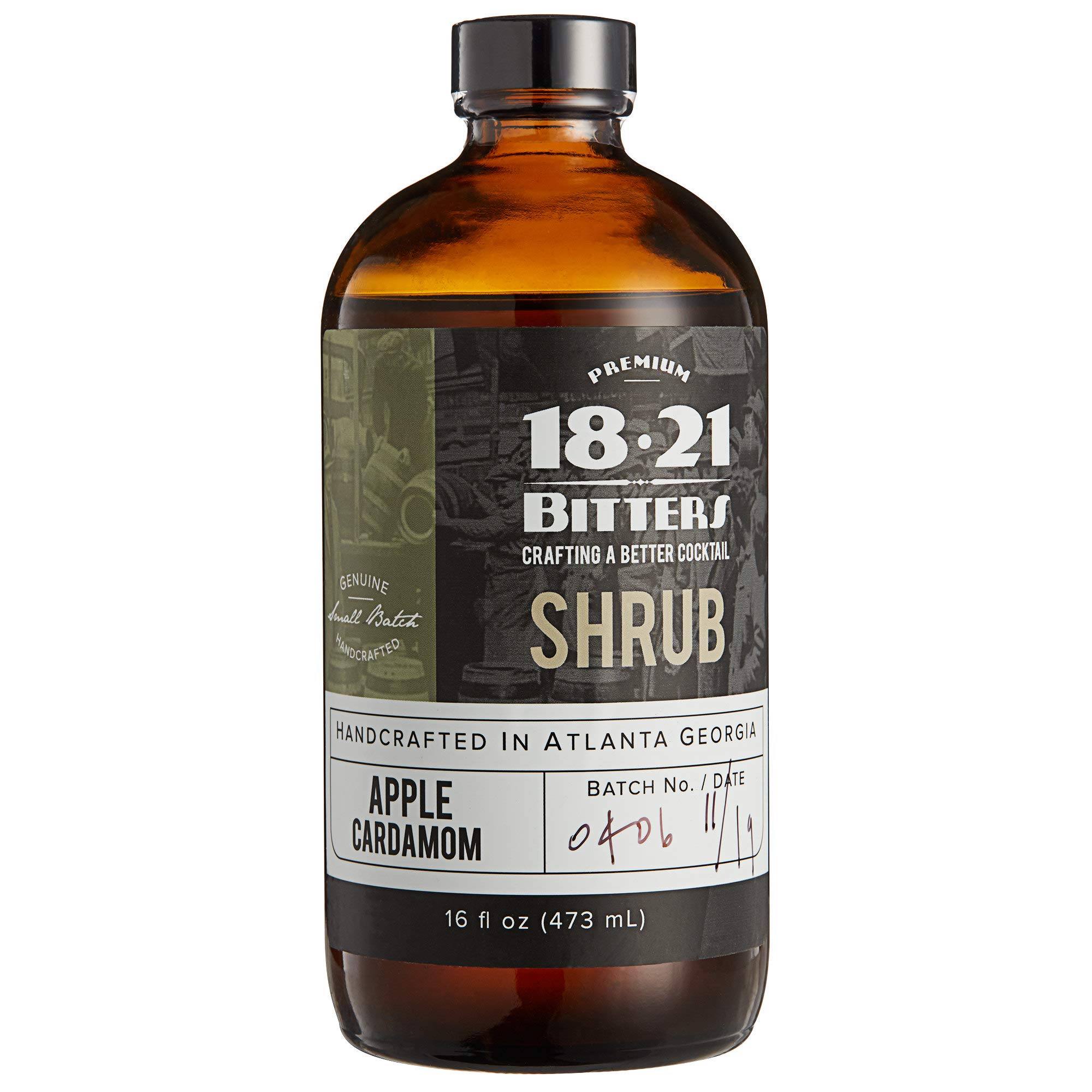 Amazon.com : 18.21 Bitters 16 oz. Apple Cardamom Shrub (Drinking