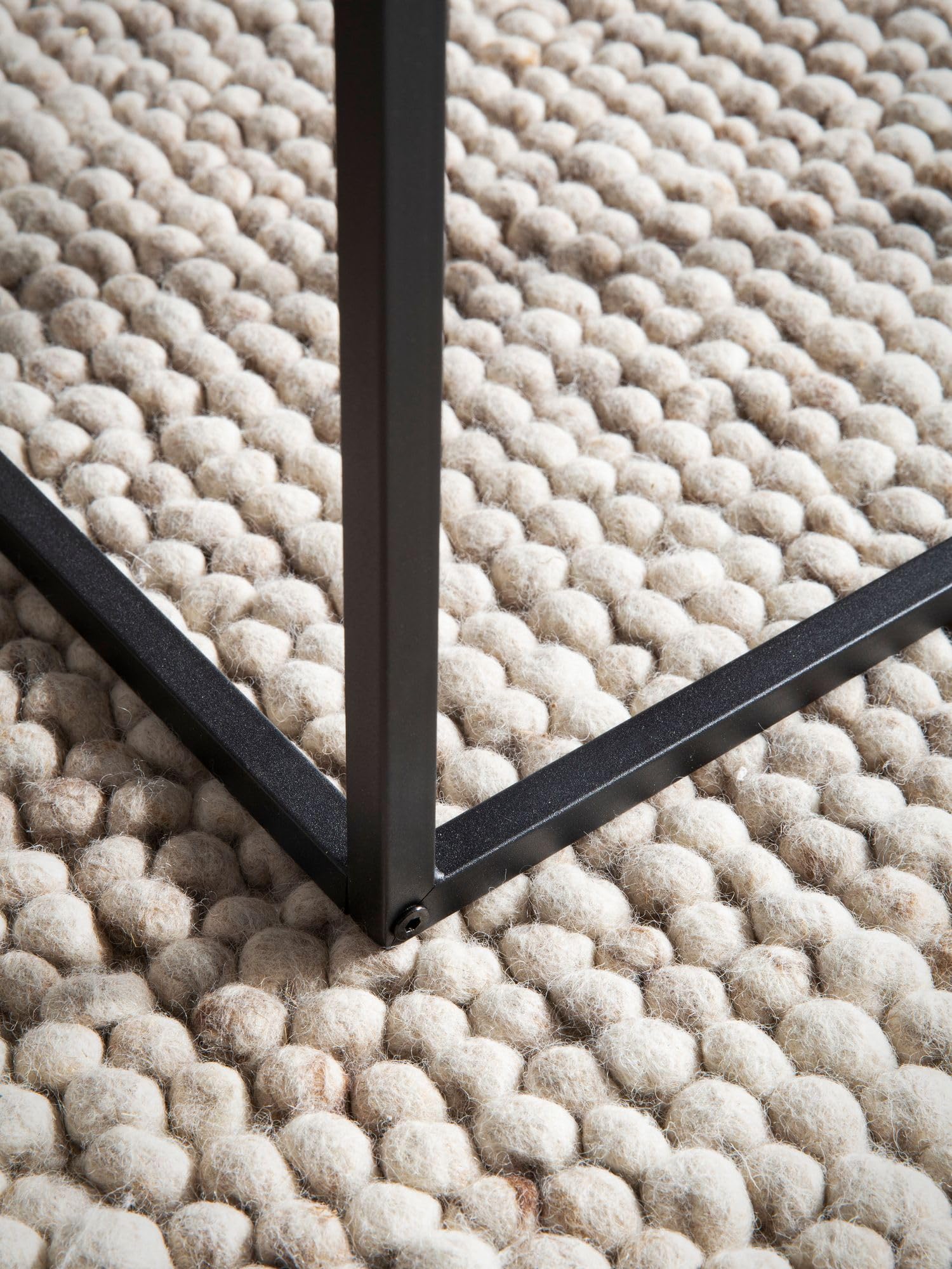 FineBuy Couchtisch 120x60x38 cm Schwarz Metallbeine, Sofatisch Rechteckig | großer Wohnzimmertisch mit Platz für Fernbedienung und Zeitschriften, Loungetisch, pflegeleichte Tischplatte