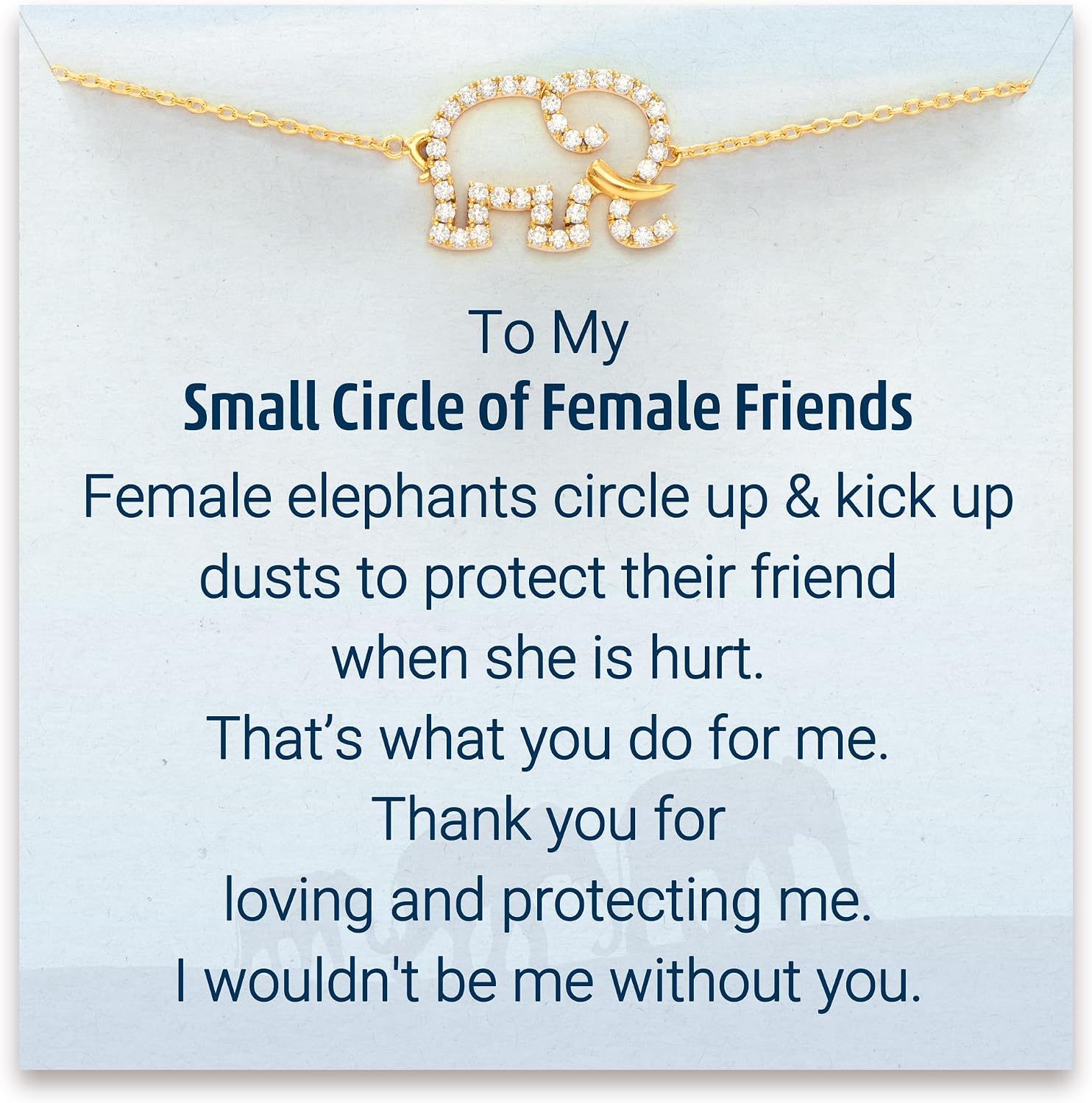 STORYJEWELLERY Friend Birthday Valentines Day Gifts for Women, Friend Bracelet, Bestie Bracelets, Friendship Gifts for Women, BFF Gift, Friendship Jewelry, Elephant Bracelet, Bow Jewelry
