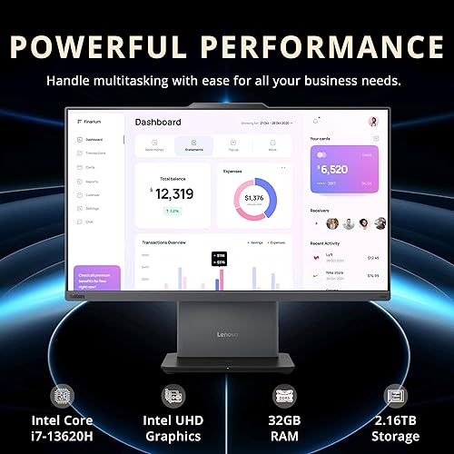 Miniatura 21 de Lenovo IdeaCentre AIO 3 AMD - Computadora todo en uno, pantalla FHD de 24 pulgadas, procesador Ryzen 5 5500U, 16 GB de RAM, SSD de 512 GB, unidad