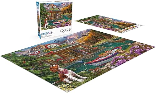 Miniatura 4 de Buffalo Games - Lena - Country Life - Floating Country Store - 1000 Piece Jigsaw Puzzle for Adults - Challenging Puzzle Perfect for Game Nights -